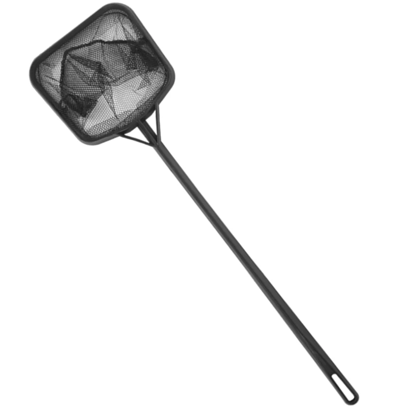 แบบพกพา Long Handle Fishing Landing สุทธิ Square Aquariums Fishing Landing Net