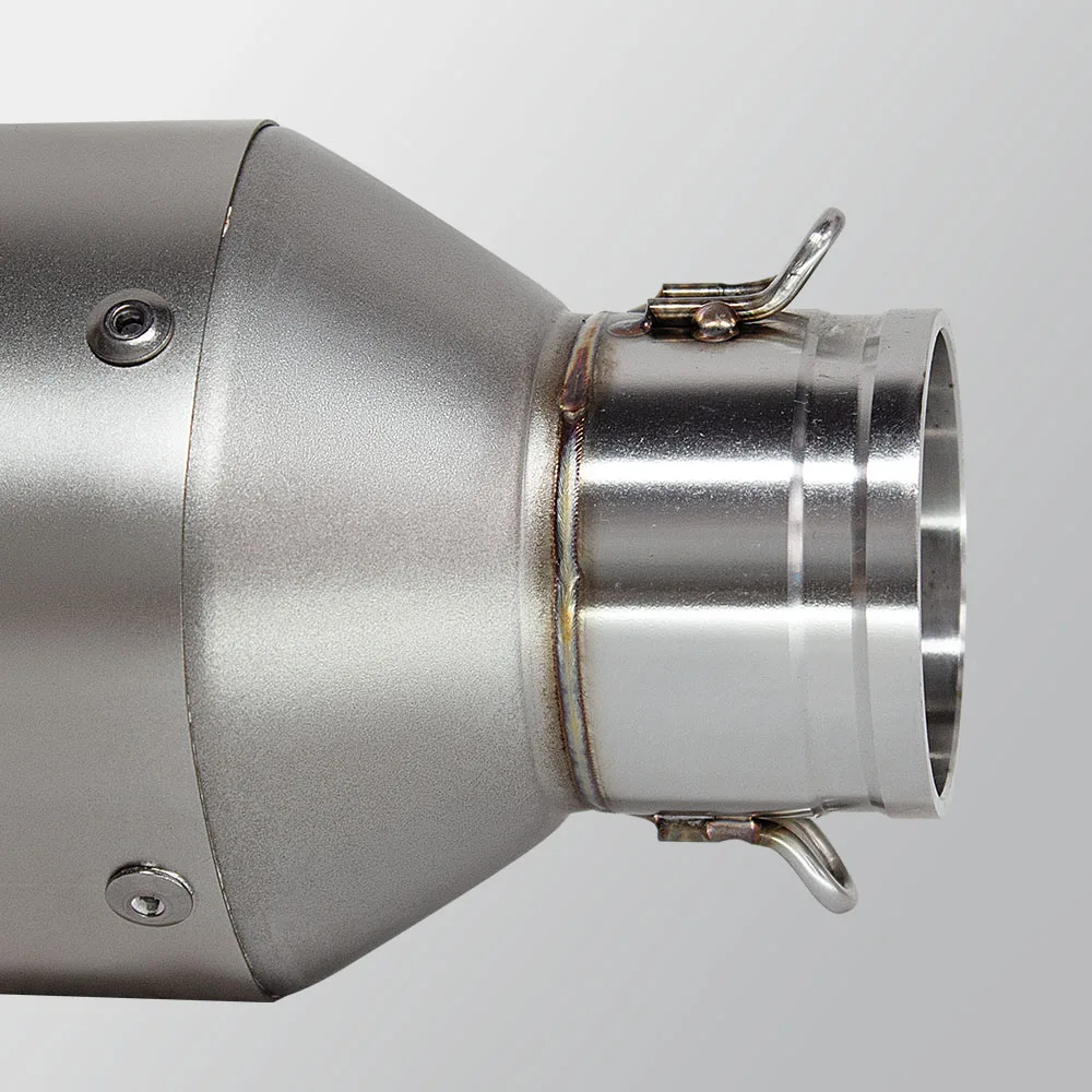 51mm interface universal motorcycle muffler with DB Killer For 450MT 625X CB125R MT-07 NS150GX SR250GT Ninja ZX-25R CBR250RR