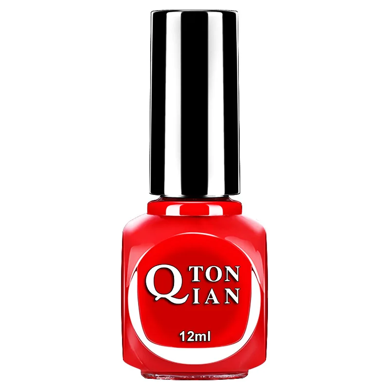 Online celebrity new oily nail polish baking-free tearing-free white bean paste orange pumpkin color lasting  waterproof