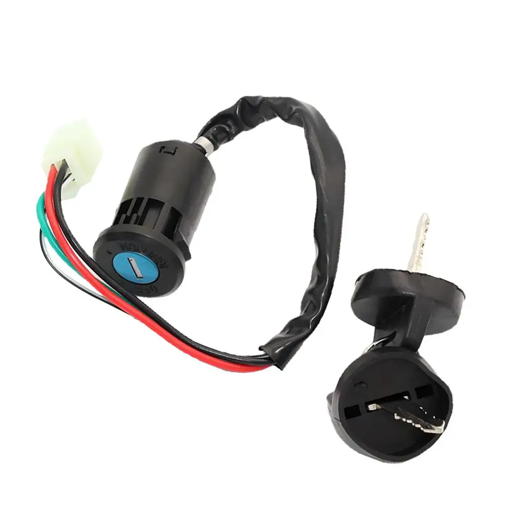 INTERRUPTOR DE ENCENDIDO DE CHAVE Mini ATV POCKET DIRT Chopper Pit BIKE 4 FILOS