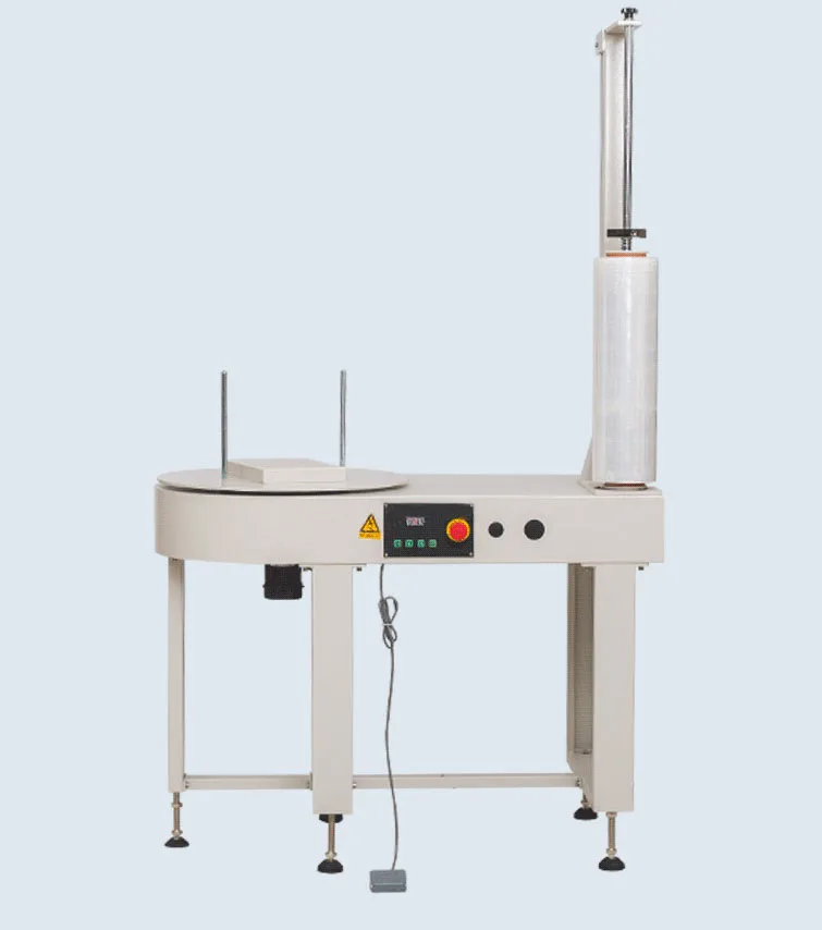 Semi Automatic wrapping machine for small box  stretch Plastic Film wrapping packing machine/ with CE certification