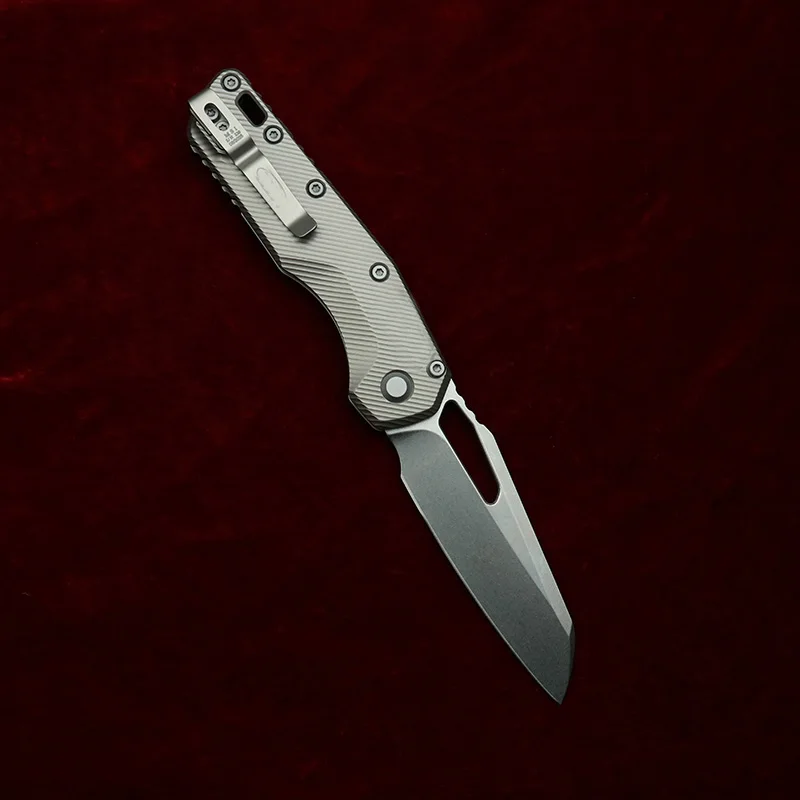 LEMIFSHE MSI cuchillo plegable titanio M390 rodamientos de bolas - imagen 3