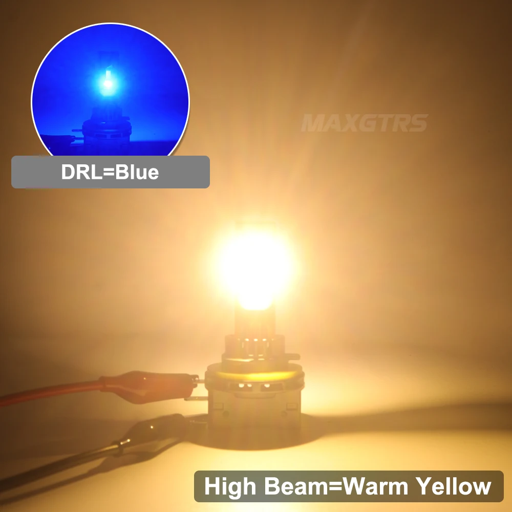 2 stks H15 LED Koplampen CANBUS 6500 K Wit 30000LM Auto LED Grootlicht DRL Rijden Lamp Met Koelventilator Foutloos