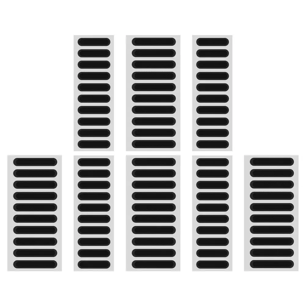 80Pcs Phone Speaker Dustproof Mesh Net Stickers Dense Hole Mobile Phone Dust Sticker Loudspeaker Mesh Sticker Easy Install