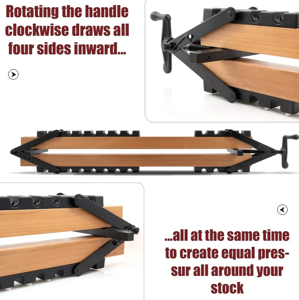 مجموعة مشابك ضغط بأربعة اتجاهات، أداة ربط وتحديد موضع لوحة عرض قابلة للتعديل لأعمال النجارة، مجموعة صنع الخزانات #6