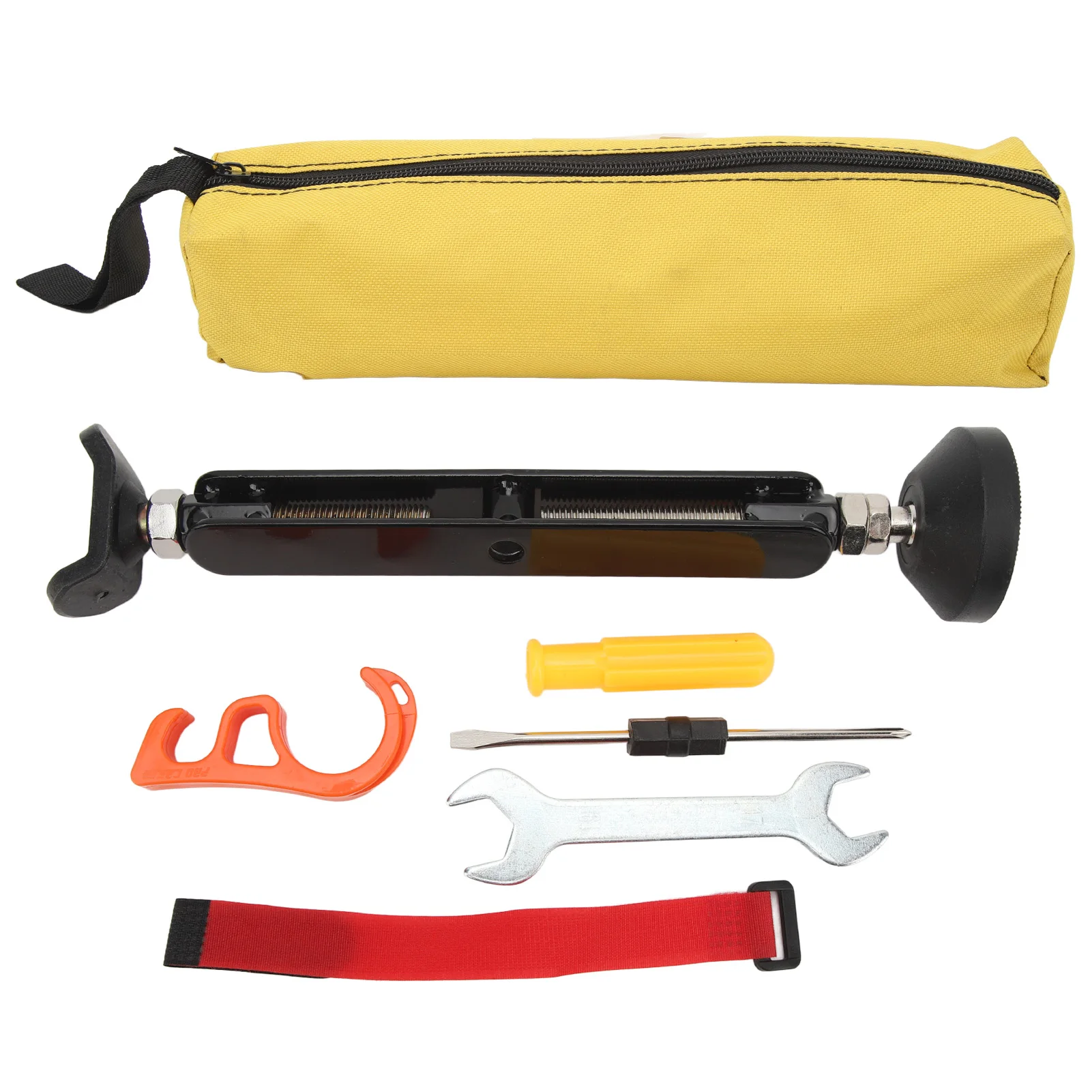 

Motorcycle Portable Stand Jack 400kg Weight Bearing Rubber Top Adjustable Height Wheel Chain Cleaning Stand for Motorbike