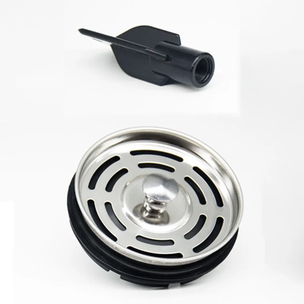 Diversa funcionalidad en una herramienta para eliminación de basura, tapón de agua y raspador de alimentos, Compatible con InSinkErator