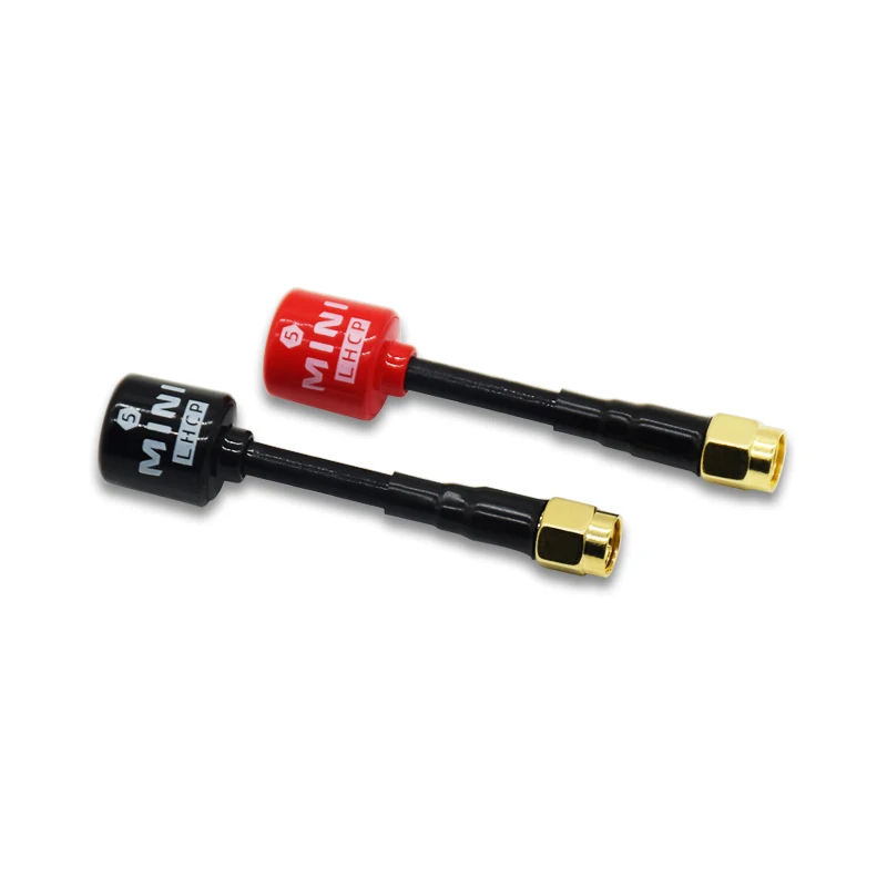 2PCS ZRC Lollipop 5 Micro 5.8G 2.8dBi High Gain Super Tiny FPV Omni Antenna L/RHCP UFL MMCX RP SAM Mini For QAV RC FPV rc toy