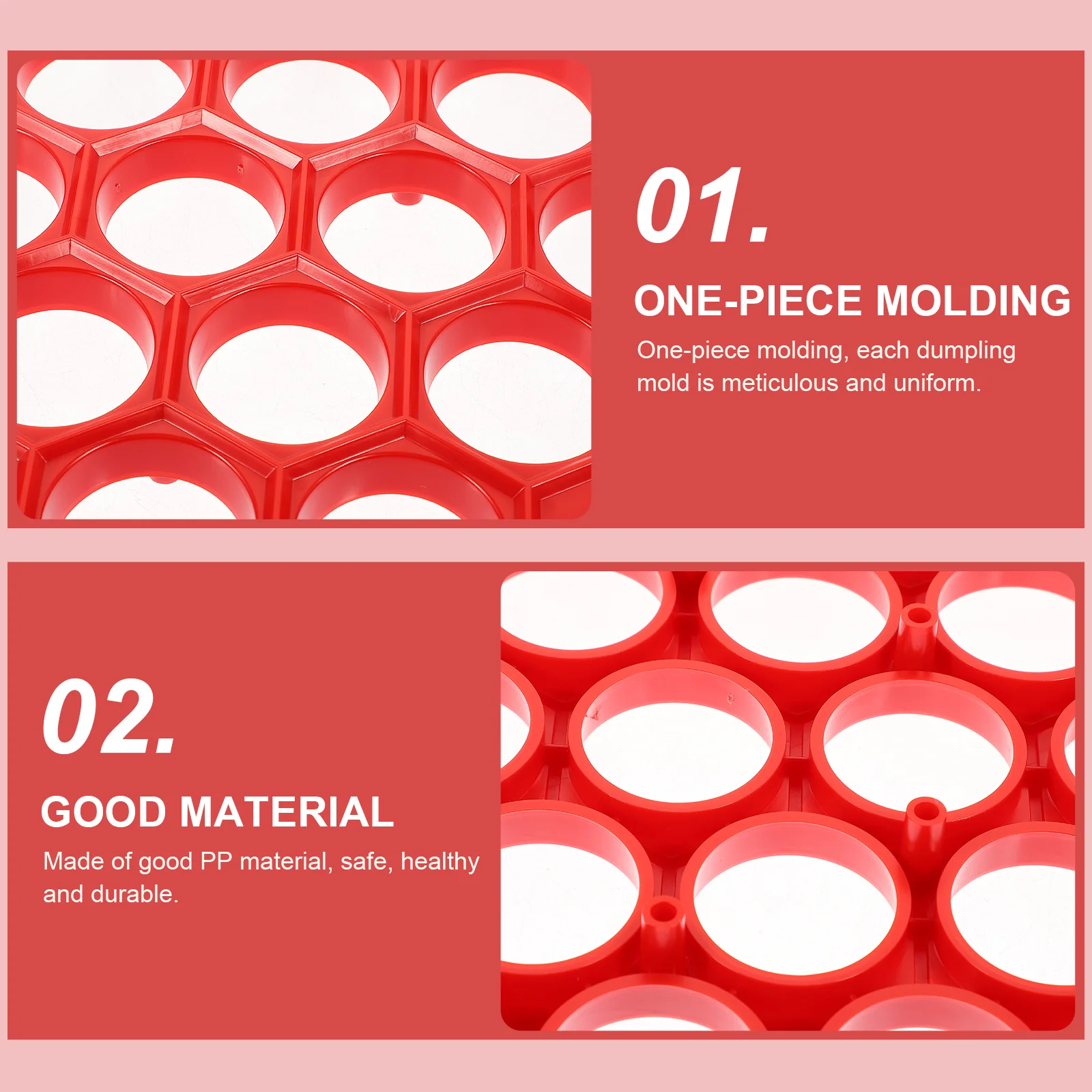 

19-Holes Dumpling Maker Mold For Homemade Pot Stickers Ravioli Wonton Kitchen Tool Multi-Hole Press Household Pasta