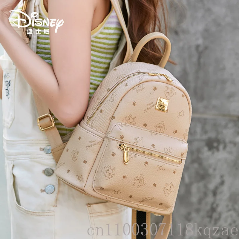 Disney Women Backpack Fashion Large Capacity Light Luxury Travel School Bag Casual Daypack