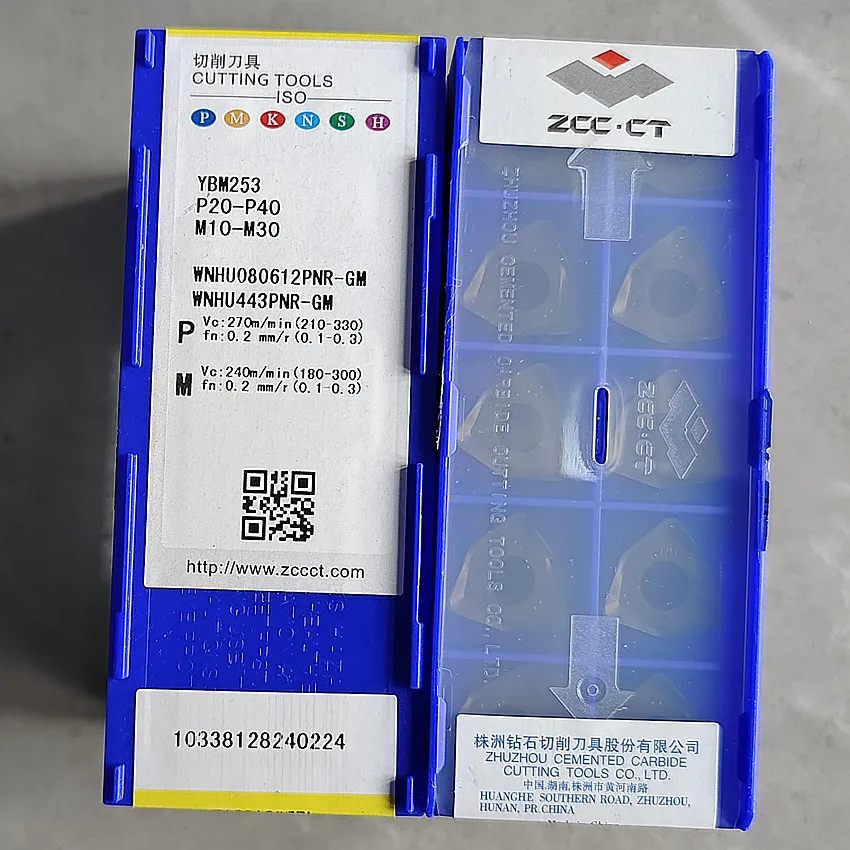 

WNHU080612PNR-GM YBM253/WNHU080616PNR-GM YBM253 YBG205 YBD152/WNHU080608PNR-LH YD101 ZCC.CT CNC carbide inserts milling tools