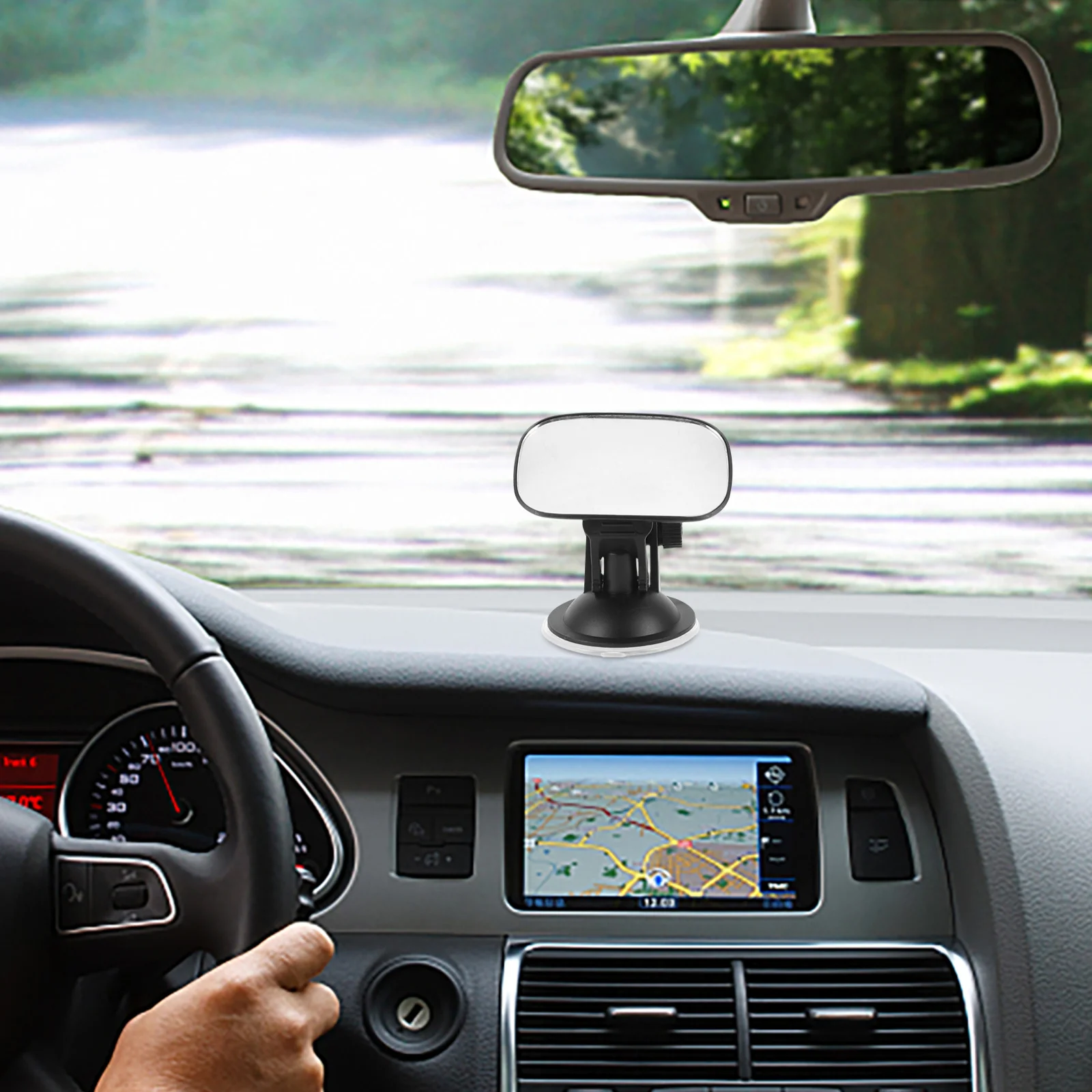 

Car Rearview Mirror Rear Facing Suction Cup Adjustable Safety Infant Seat Mirror Car Interior Accessories Observation