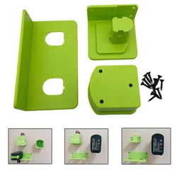 1 PCS Wall Mount Battery Tool Holder for Ryobi 18V Lithium Battery Power Tool Drill Storage Hangers Shelf for RYOBI P103 P107