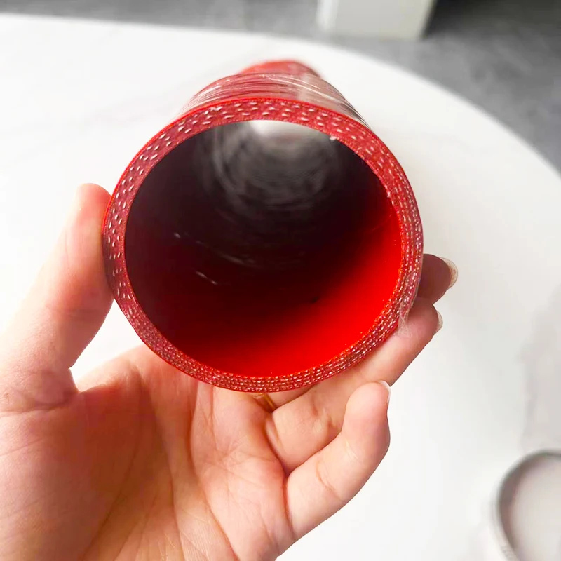 Red Universal Variable Diameter Reducer Silicone Flexible Hose Radiator Tube Pipe For Air Intake High Pressure High Temperature