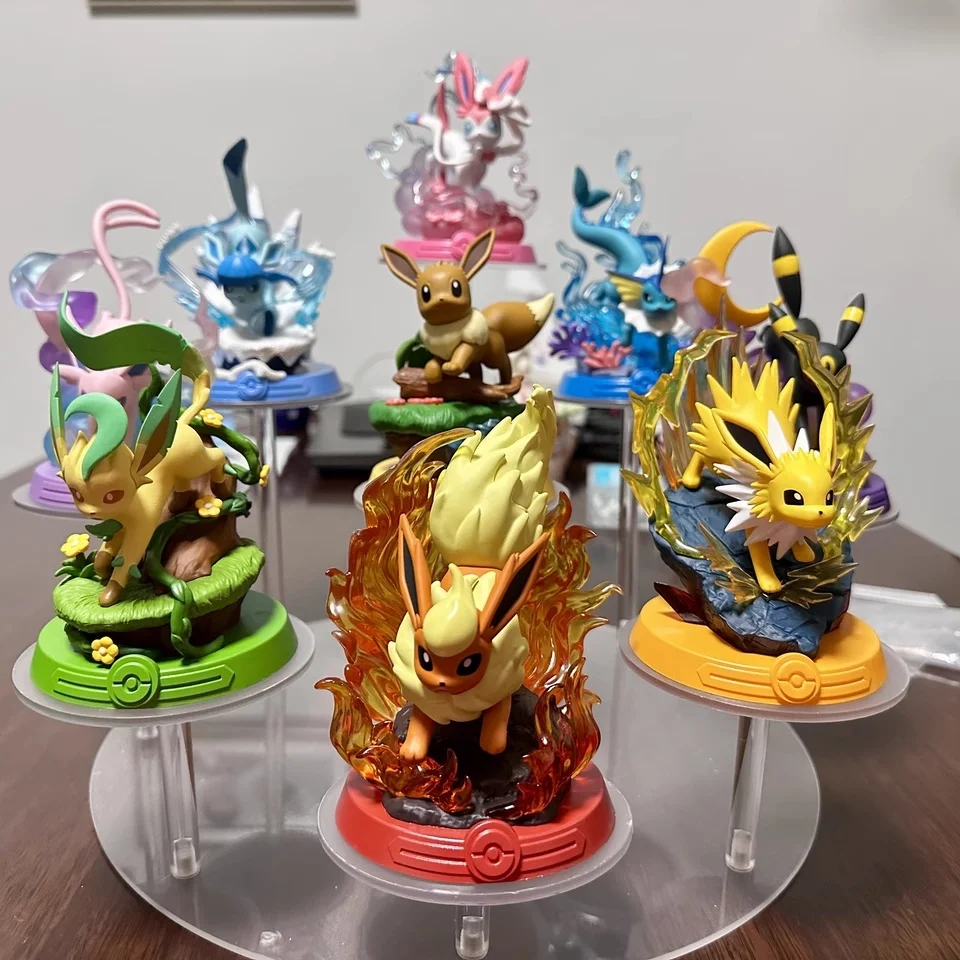 

Bandai Eeveen Blind Box Sylveen Umbreon Espeon Jolteon Glaceon Leafeon Flareon Vaporeon Handmade Gift Desktop Ornament