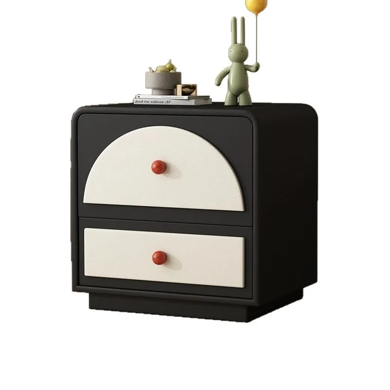 

Simple, modern, solid wood, bedside table, Nordic, storage, bedroom, small