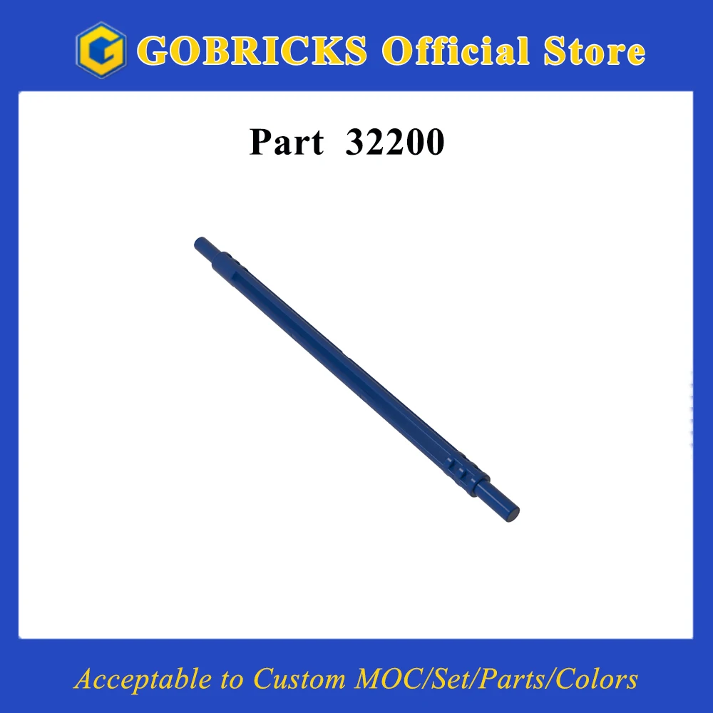 Gobricks 1PC 32200  Axle Hose Bricks Soft 12L Compatible MOC Building Block Education  Model Toy Adult Kids DIY Technic Tubes