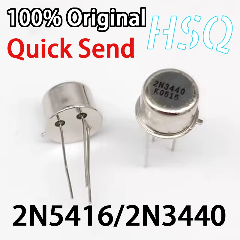 1PAIR/2PCS New Original 2N5416 2N3440 Gold Sealed Transistor Pair