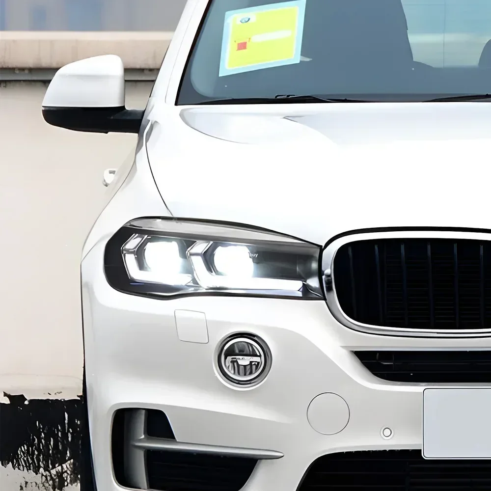 

Auto Headlights Assembly For BMW X5 28i 35i 50i F15 2014-2018 Upgrade Double L DRL Projector Lens LED Car Tool Accessories