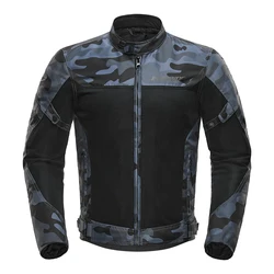 Summer Breathable Mesh Motorcycle Jacket Men Women CE Certification Motocross Jacket Anti-fall Wear Resistant Motorcycle Clothes