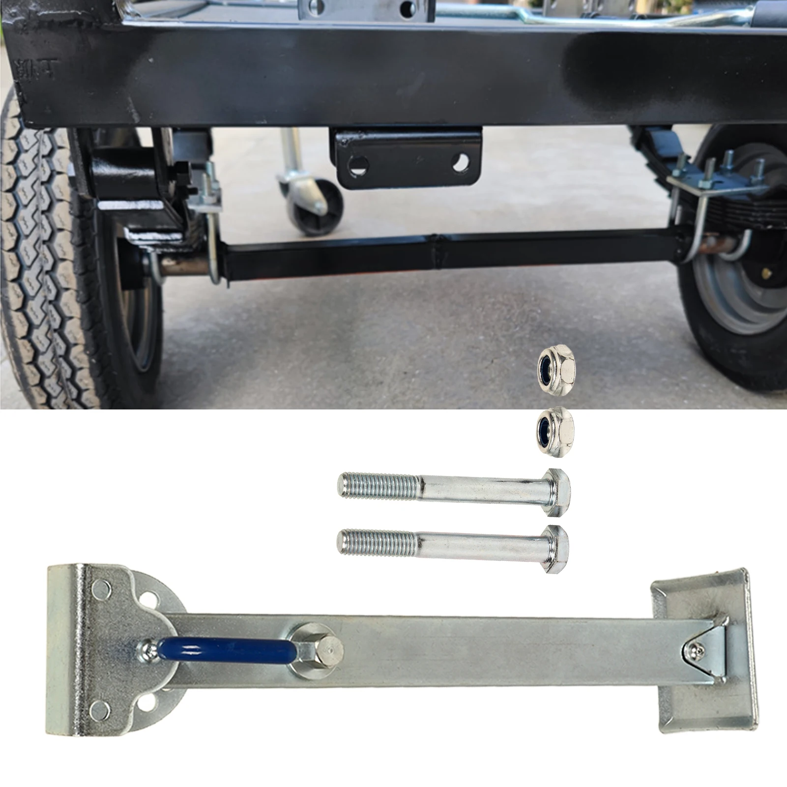 Trailer Lift Jack Trailer Jack Telescoping 460‑680mm 1000kg Load Capacity Galvanized Iron for Caravan Offroad Vehicle Camper