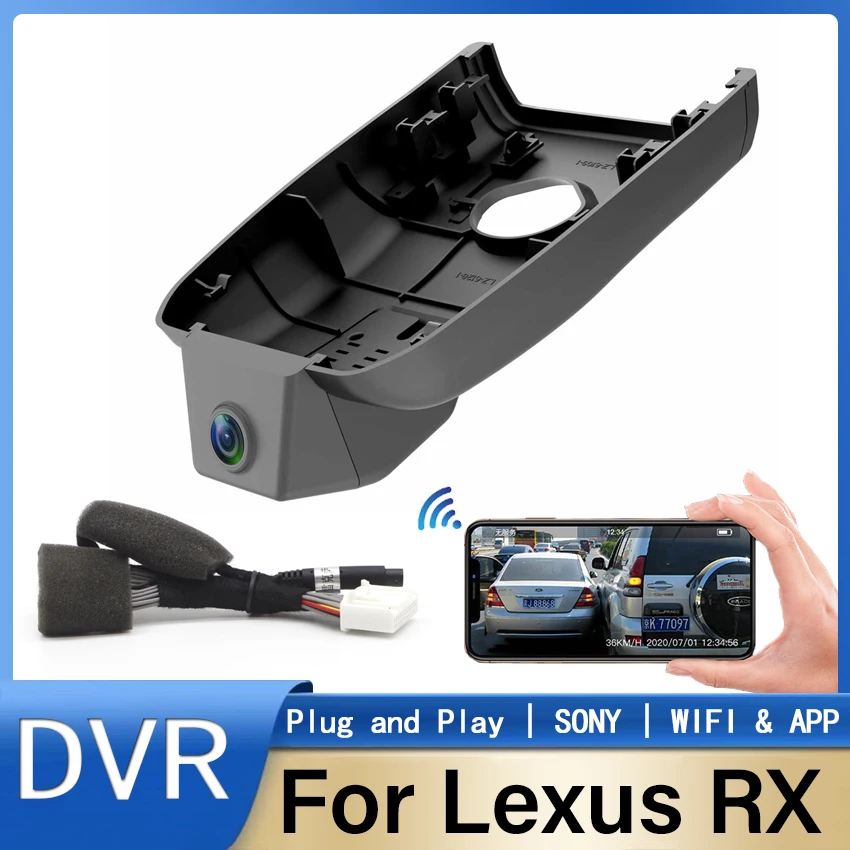 

New! Dash Cam For Lexus RX 200t 300 350 350h 450h 450hL 500h 2017-2025 for Lexus RX200t RX300 RX350h RX350 RX450h RX500h Car DVR
