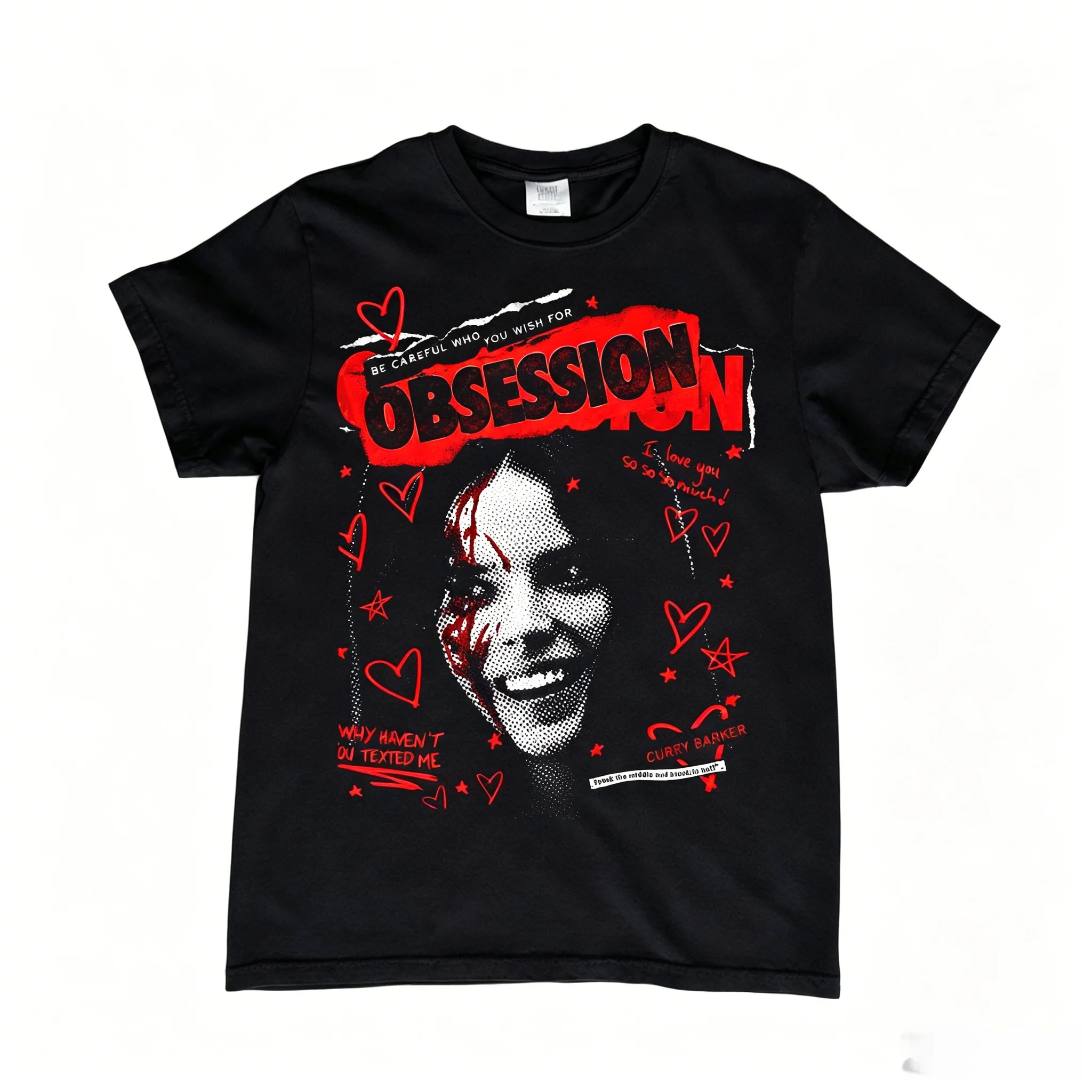 Obsession 2026 Movie Shirt Be Caring Who You Wish One Wish Willow Summer Men's Women's Casual Streetwear Y2k Cotton Clothing