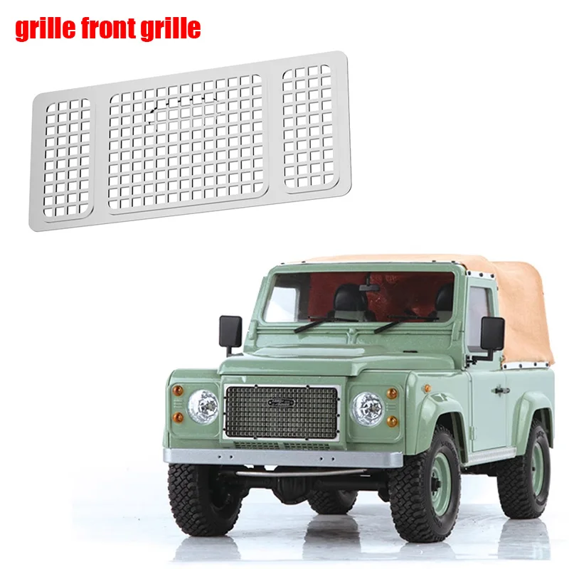 

Metal Grille Front Grille Simulation Car Shell for 1/10 RC Crawler Car Traxxas TRX4 Defender Bronco AXIAL SCX10 RC4WD D90 Parts