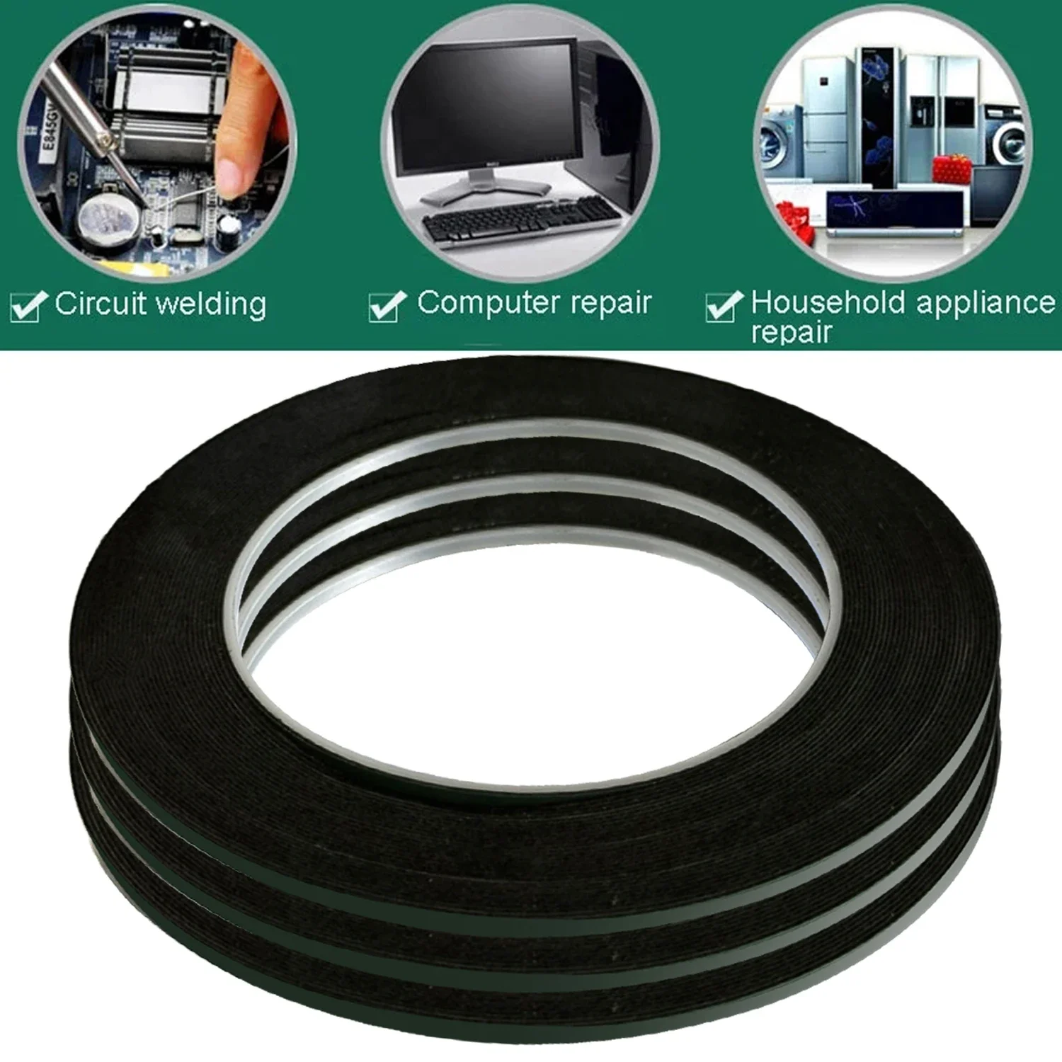 1-10Rolls Protable Double Sided Adhesive Tape for Phone Tablet Repair Tool Universal LCD Screen Back Cover Sealing Stickers image 2