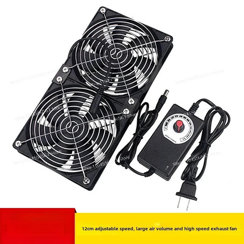 Adatto per ventola di scarico del case del computer, ventola di raffreddamento silenziosa a velocità regolabile a saldare