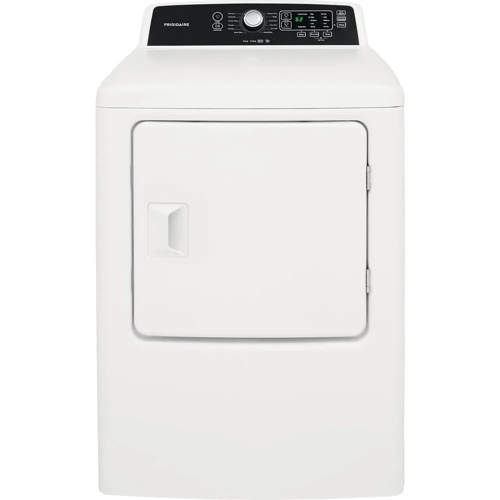 Grande capacidade livre permanente secador elétrico, FFRE4120SW, 6,7 Cu. ft