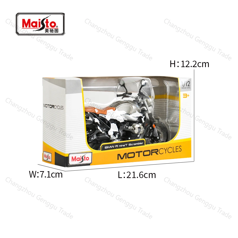 Maisto 1:12 BMW R nineT Scermber Diecast Alloy Motorcycle Model Toy