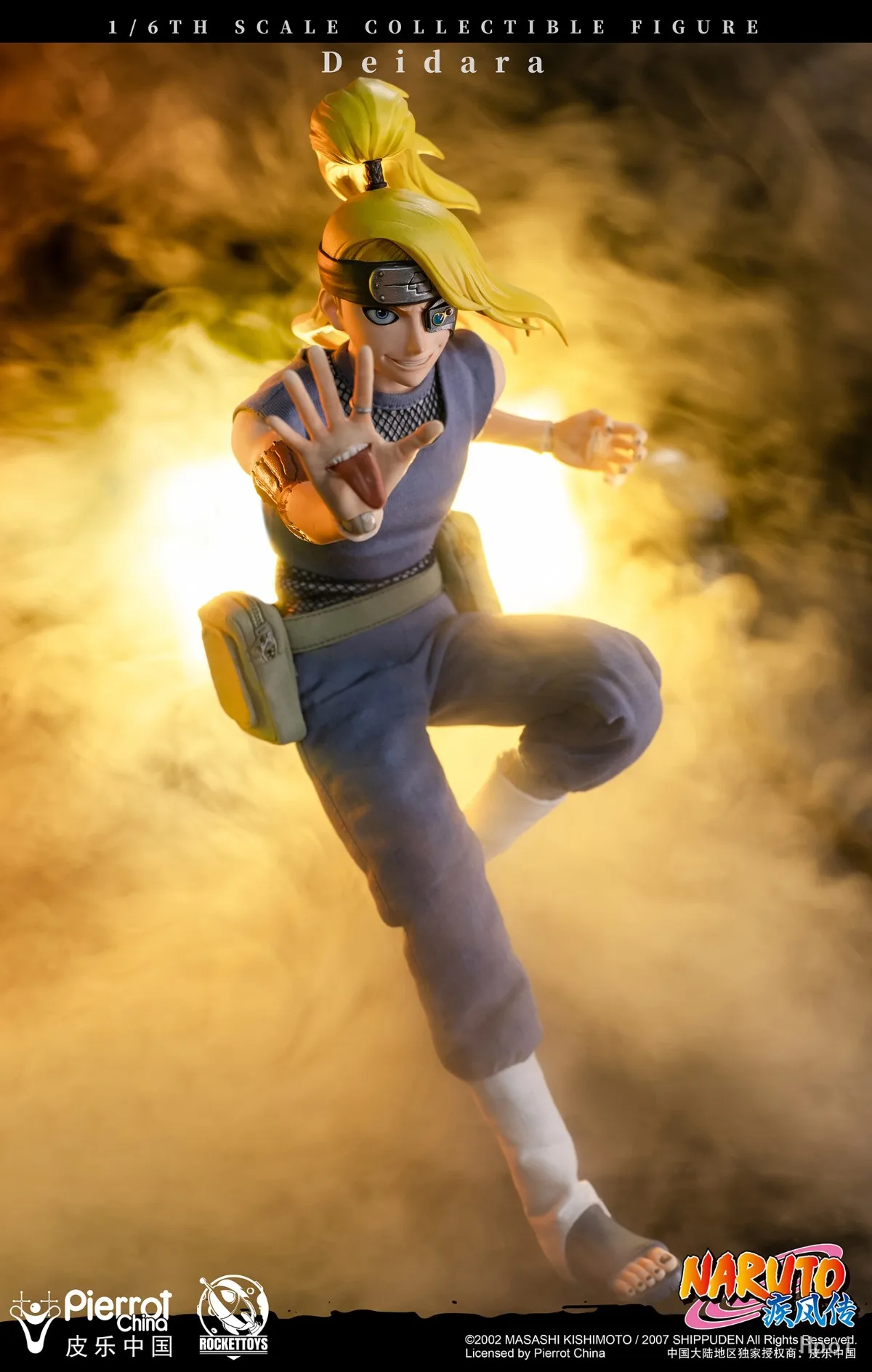 

【Оригинал】RocketToys 008 NARUTO Shippuden Deidara 1/6 экшн-модель игрушки