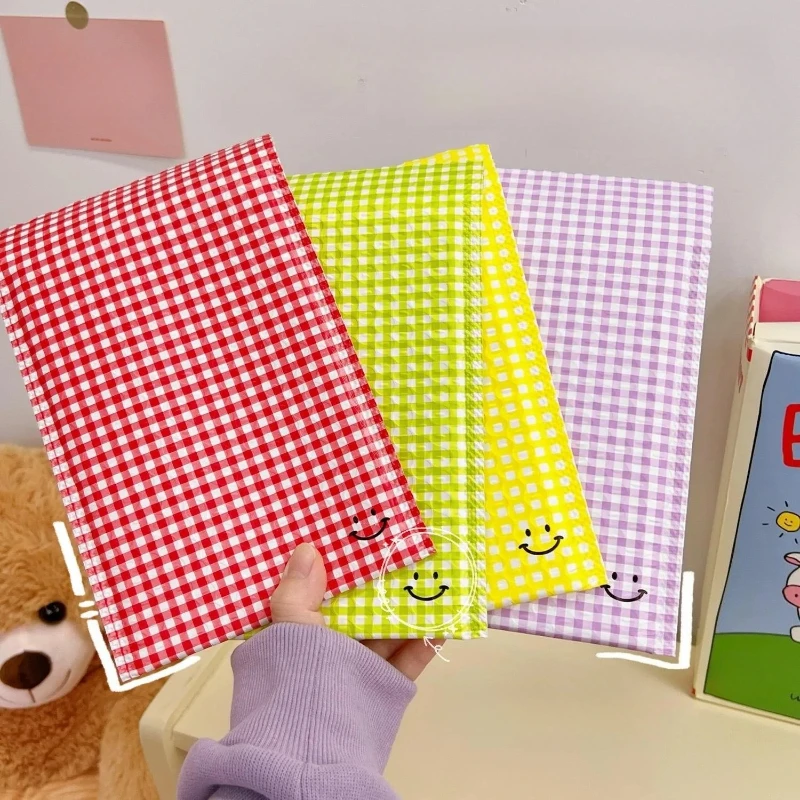 5 unids/pack Smile Gird bolsas de burbujas sobre Postal bolsas de envío de mensajería autoadhesivas 15x23,7 cm bolsa de embalaje de papelería regalo