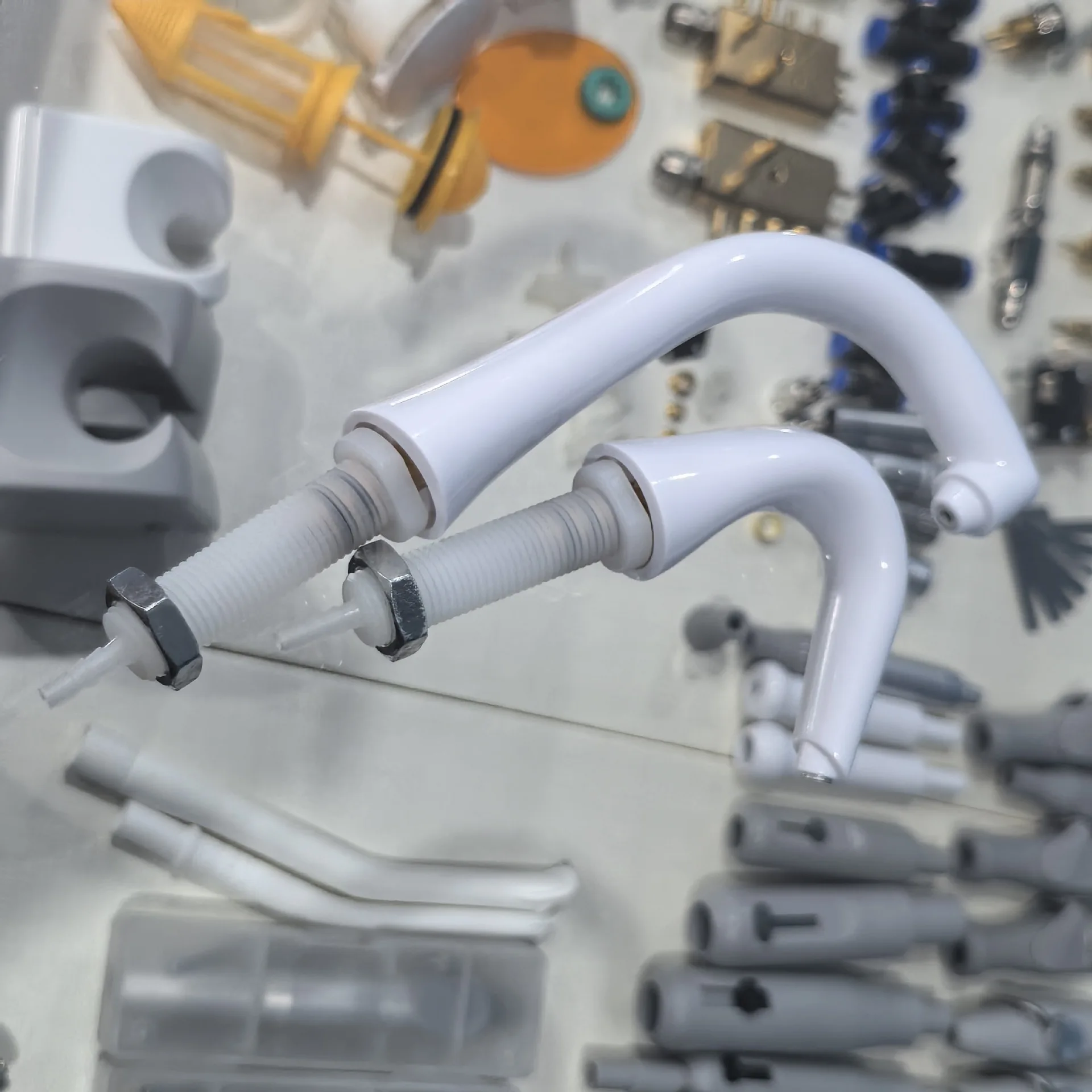 Dentals Materials, Oral Materials, Dentals Chair Accessories, Equipment, A Set of Spittoon Water Supply Pipes view 3