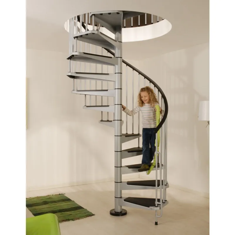 Custom.Round ladder/circular steel stair with anti-slip strip stairs