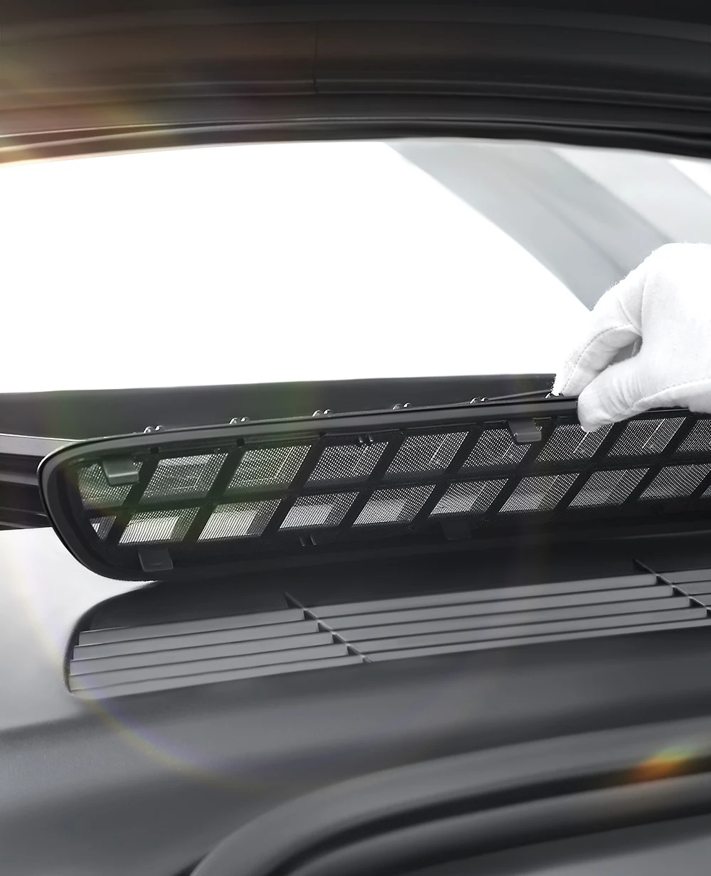 YZ Lufteinlass-Schutzabdeckung für Tesla Model Y/YL 2026 Juniper – Insektenschutz- und Schmutzabweisungsnetz für die vordere Klimaanlage – Detail 10