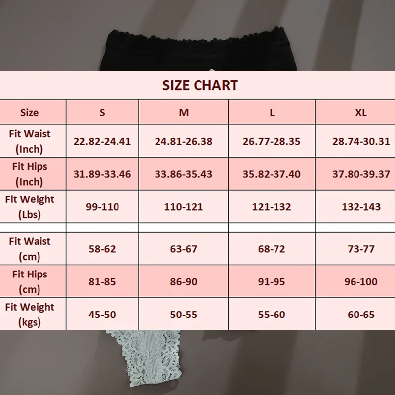 6PCS Cotton Brazilian Pants Sexy Lace Women Low Waist Panties Underwear Solid Color Ladies Briefs Lingere Underware Soft Women