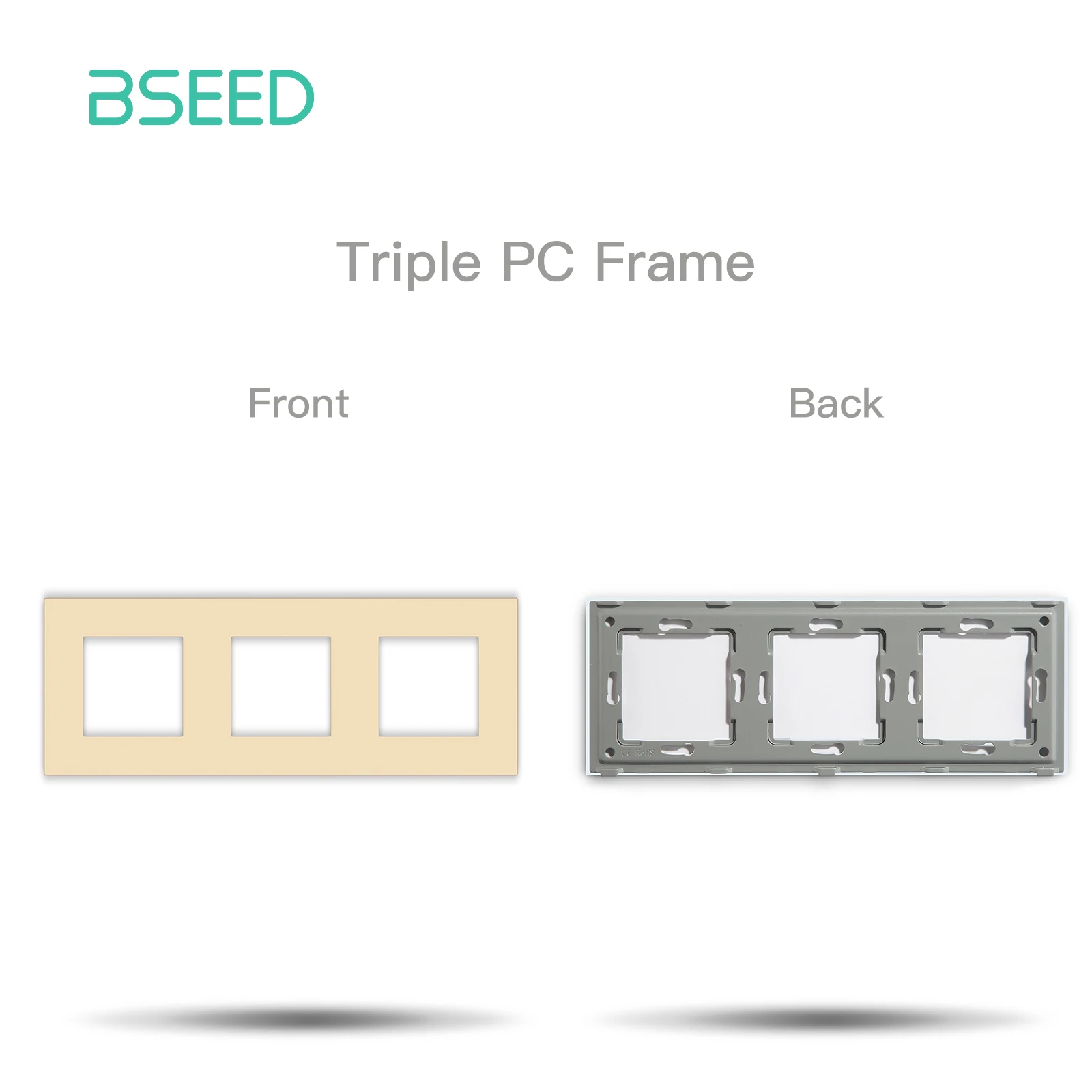 BSEED Stopcontact Internet Cat6 Onderdelen Kunststof frame USB Type-C Oplaadpoort TV HDMI-interface DIY Functie Onderdeel Gratis combinatie