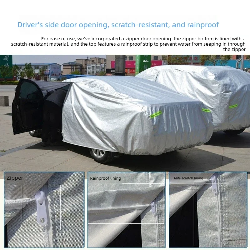 

Full Cover Dust Four Seasons Car Accessories Tools For Chery ICAUR V23 Special Car Covers Rain Shading Sun Protection Car Cover