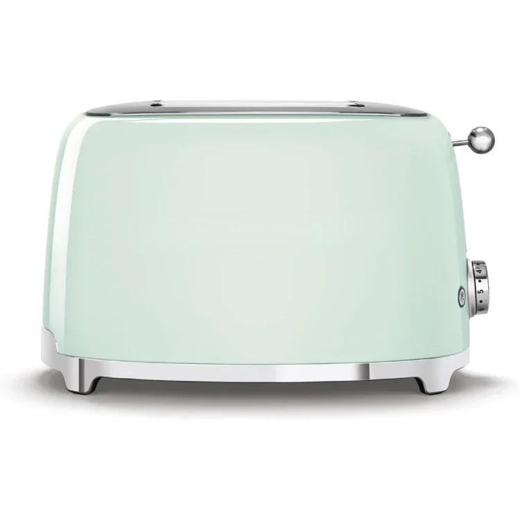 2 Slice Toaster with 6 Presets and Defrost Function and Removable Crumb Tray TSF01PGUS, Pastel Green