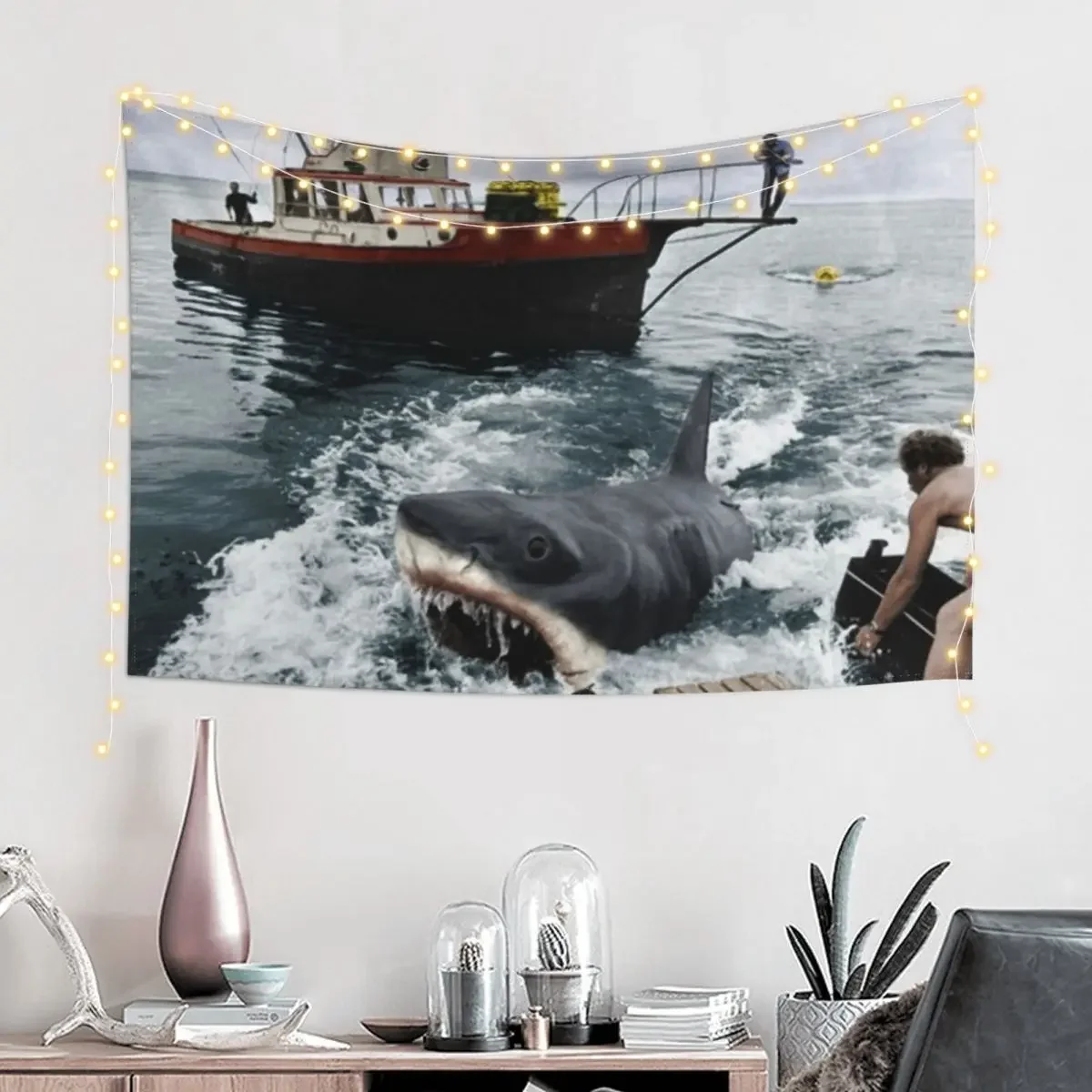 Jaws Photography Tapestry Wall Tapestries Home Decorators Tapestry