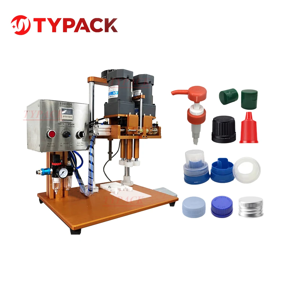 Desktop Semi-automatic Capping Machine High-speed Spiral Pattern Capping Machine