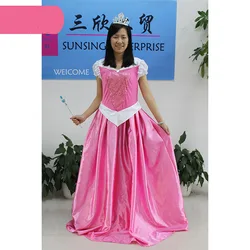 Halloween Sleeping Beauty Cosplay Anime Adult Birthday Princess Dress Carnival Costumes for Women