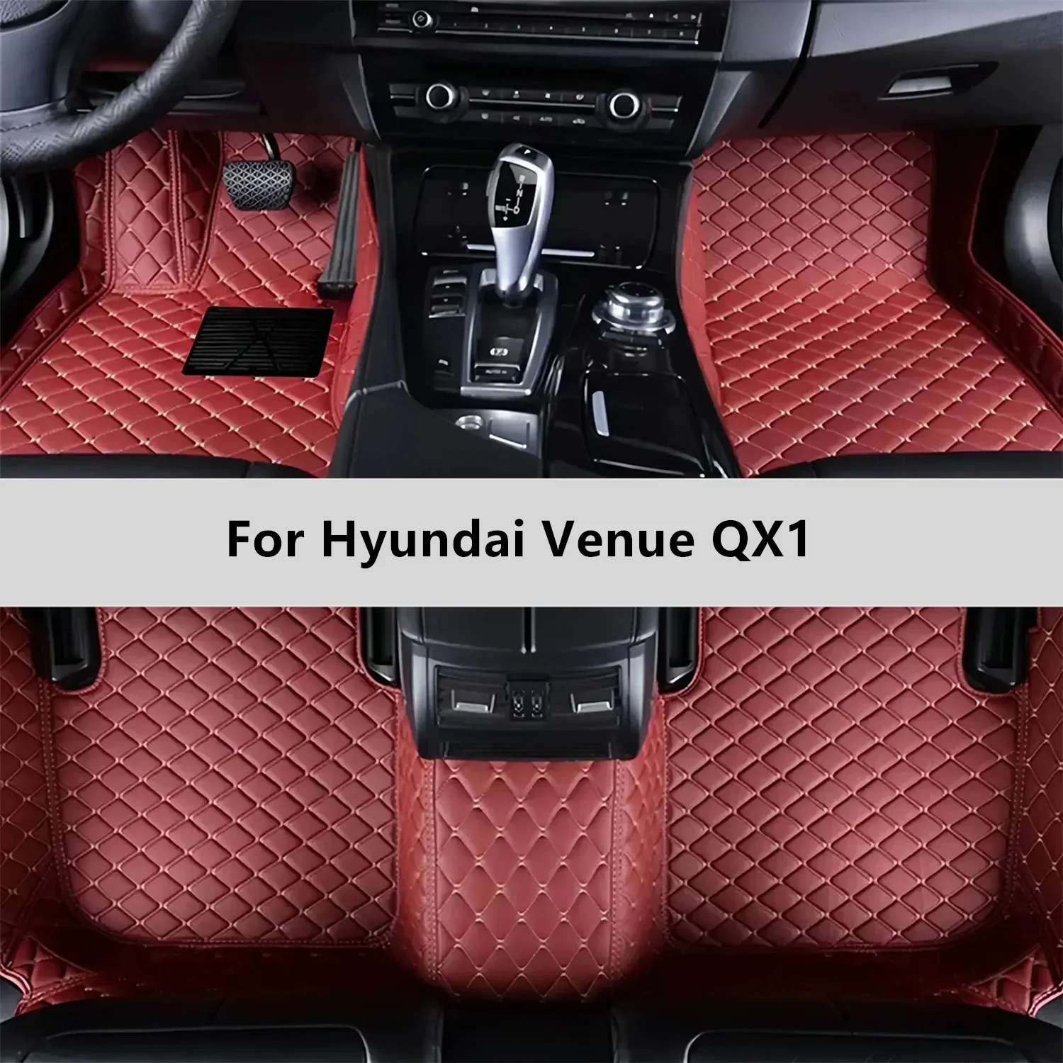 

Автомобильные коврики на заказ для Hyundai Venue QX1 2020 2021 2022 2023 2024 2025 2026 Коврик для автомобиля Аксессуары для интерьера