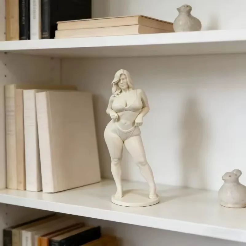 

1Pc Minimalist Aesthetic Theme High Heels Beauty Statue 3D Printing Craft Living Room Bedroom Display Modern Stylish Artwork