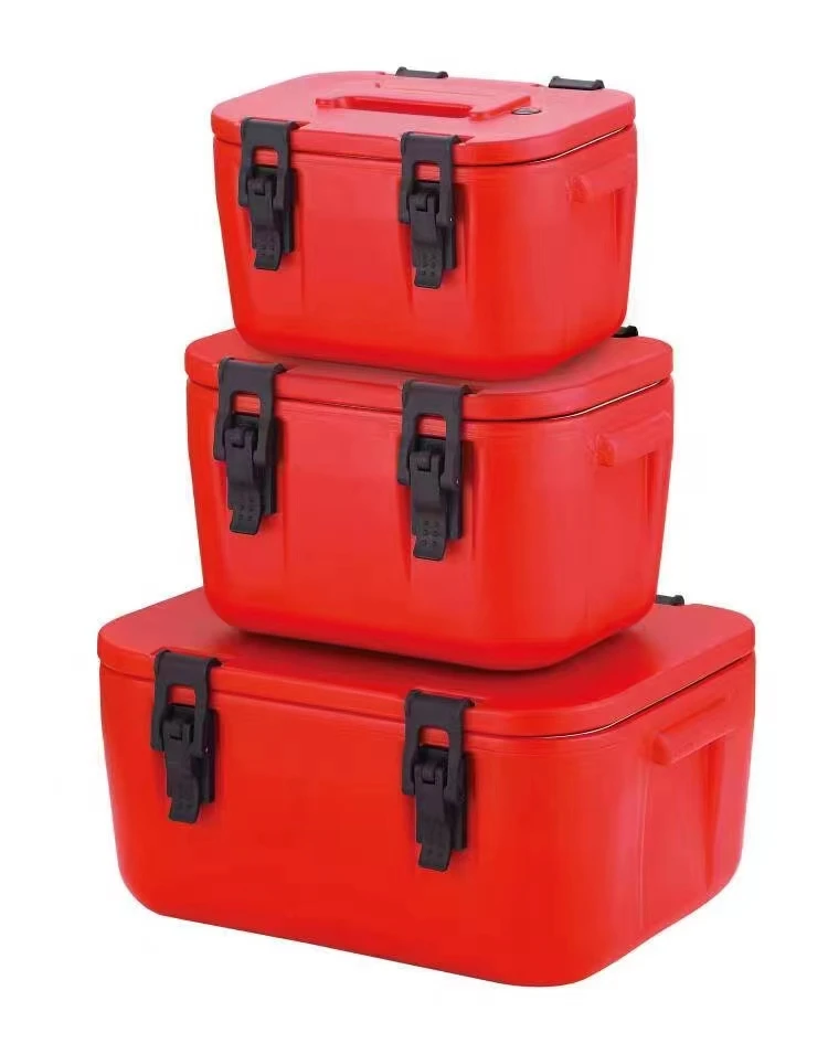 4pcs Ser 8/15/28/40L Insulated Box Travel Vehicle Fishing Large Portable Ice Bucket Box Cooler Box for Camping Casserole