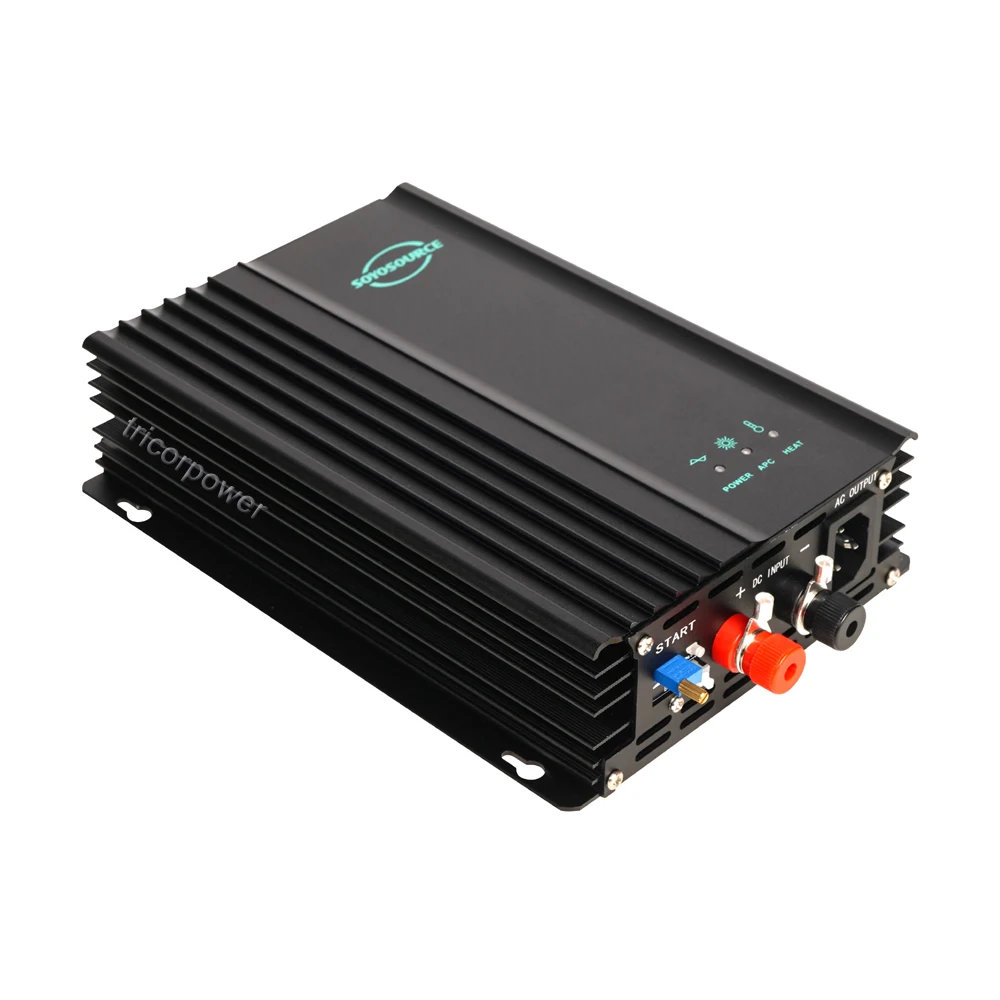 Mppt Solar Grid Tie Power Inverter Onda Senoidal Pura para Entrada pv Saída de Energia Ajustável Bateria 16180v 12-96v 600w 500w