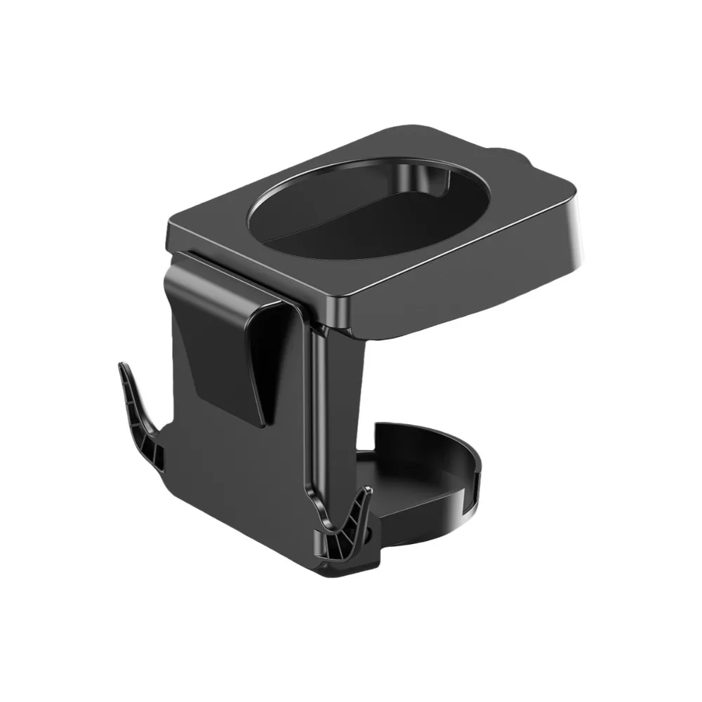 Compact Foldable Car Cup Holder Anti Vibration One Hand Access Car Drink Holder ABS Space Saving Car Storage Hook Car Interior