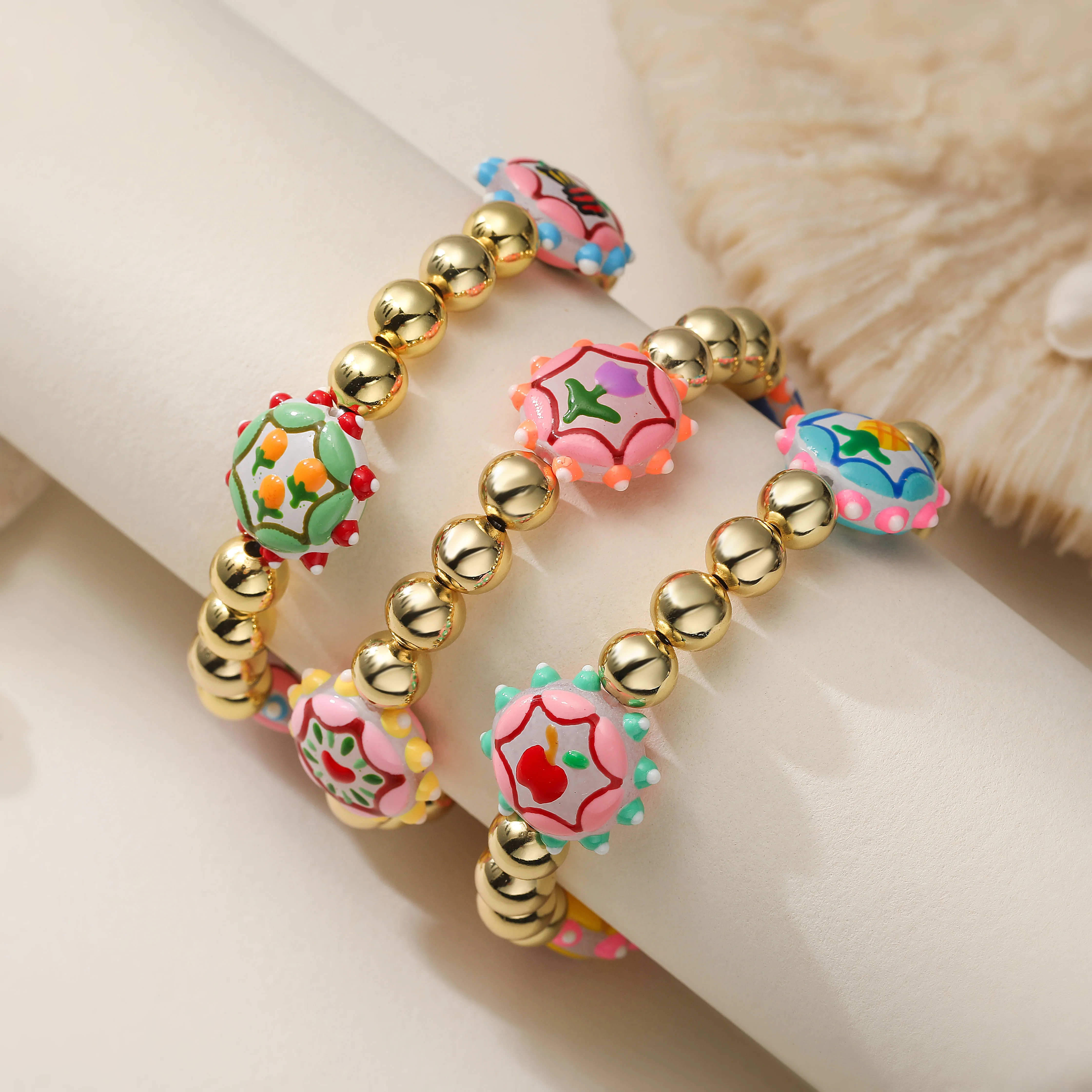 Colorful Handcrafted Art Glass - огляд і ціна Bracelets